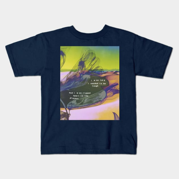 i was told i needed to be tough Kids T-Shirt by perfumebathing